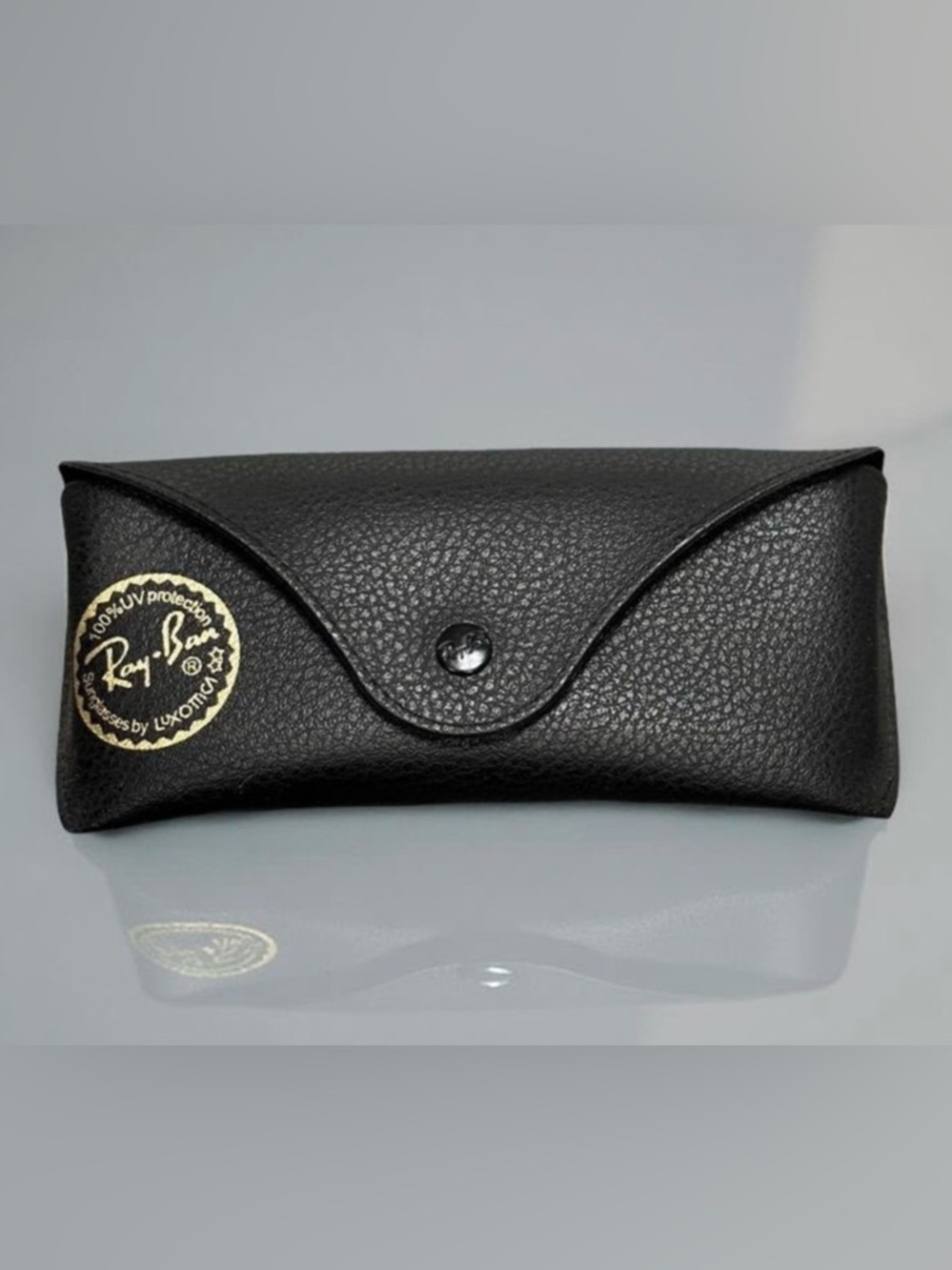 Authentic Ray-Ban Sunglass Eye Glasses Soft Case Gold Logo
